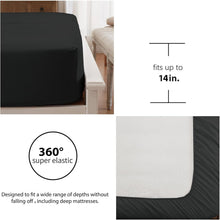 Load image into Gallery viewer, All Season King Size Bedding Set: 7-Piece Reversible Comforter in Black &amp; Red