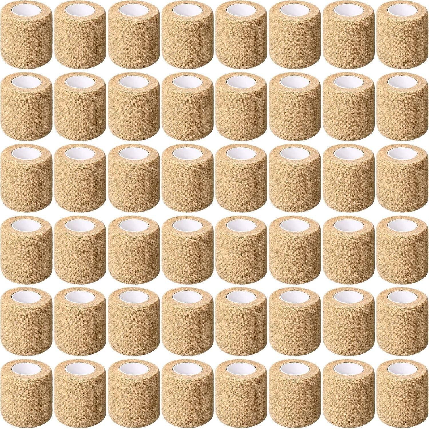 Cohesive Bandages 2" x 5 Yards - 96 Pack Elastic Support for Active Life