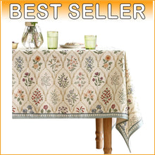 Load image into Gallery viewer, Stylish Floral Table Cover for Rectangular Dining - Ideal for Parties &amp; Banquets