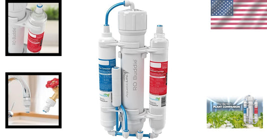 75 GPD RO Buddie 3-Stage Hydroponic Reverse Osmosis Water Filter System