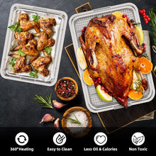 Load image into Gallery viewer, Healthier Cooking Air Fryer Basket Set with 60 PCS Parchment Paper Included