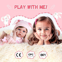 Load image into Gallery viewer, Realistic Newborn Baby Girl Doll with Accessories - Perfect Gift for Kids 3+