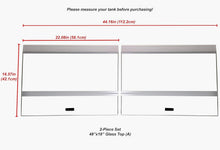 Load image into Gallery viewer, Crystal Clear Glass Canopy for 110 Gallon Aqueon Aquariums - Reduces Evaporation
