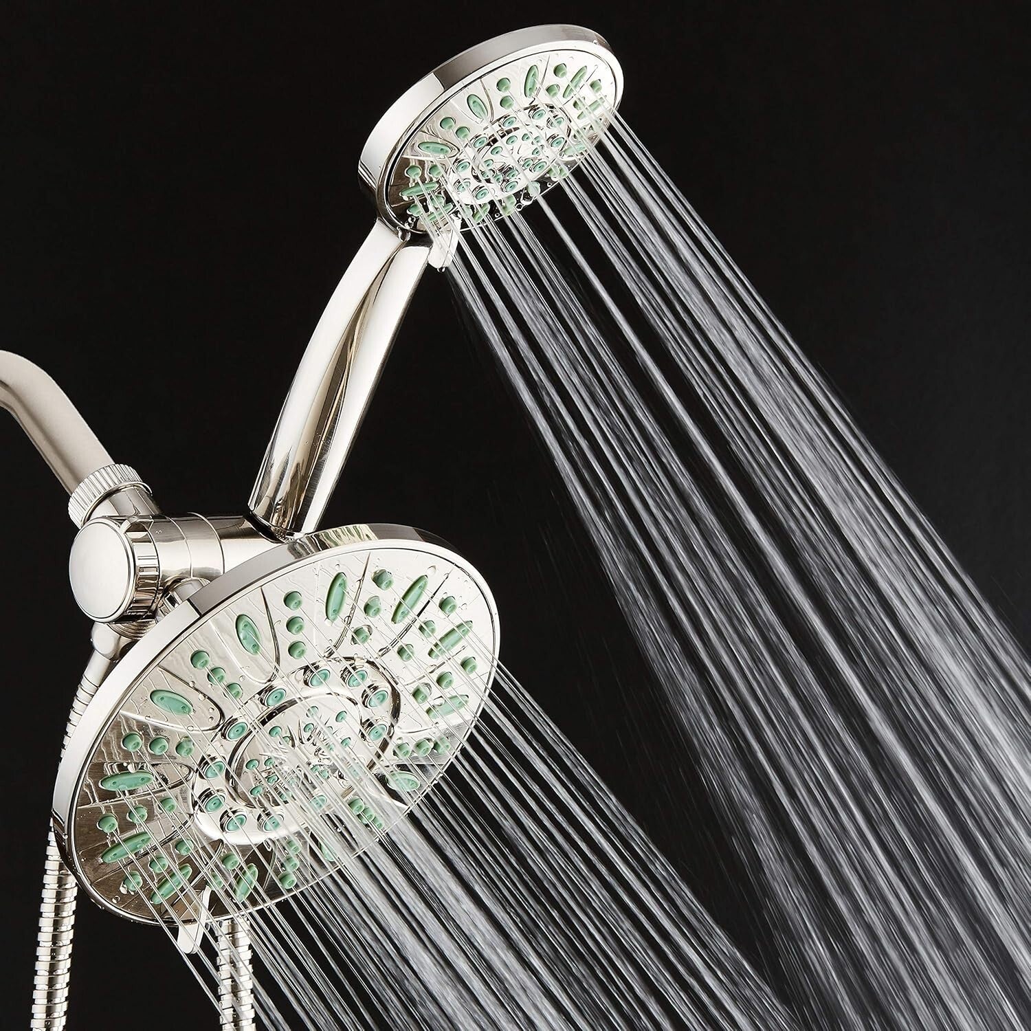 Eco-Friendly High-Pressure Rain Shower Combo with Lifetime Microban Protection