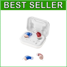 Load image into Gallery viewer, Mini Rechargeable Hearing Aids with Adaptive Noise Cancellation - 2+ Days Use