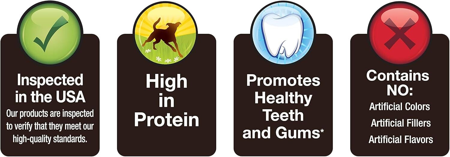 Savory Natural Pig Ears for Dogs - 25 Count Long-Lasting Chews, 100% Real Pork