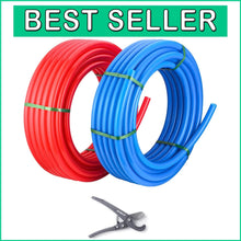 Load image into Gallery viewer, Color-Coded 1/2 Inch Pex-A Pipe: 200 ft Total for Easy Water Supply Assembly