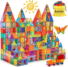 Load image into Gallery viewer, Durable 138PCS Magnetic Blocks Set with Cars - Creative Montessori Learning