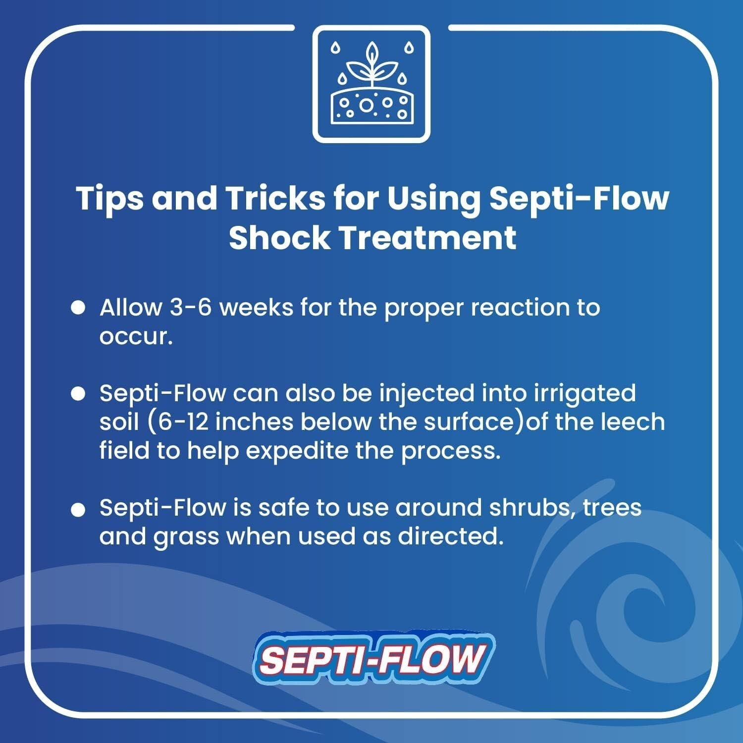 1 Gallon Shock Septic Drainfield Repair Solution - Biodegradable & Effective