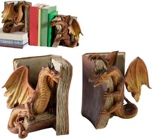 Load image into Gallery viewer, Gothic Dragon Bookends - Ideal Gift for Fantasy Aficionados and Collectors