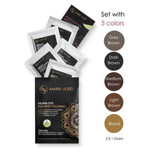Load image into Gallery viewer, Transform Your Look with Our Premier Henna Dye Set - 6 Weeks of Stunning Color