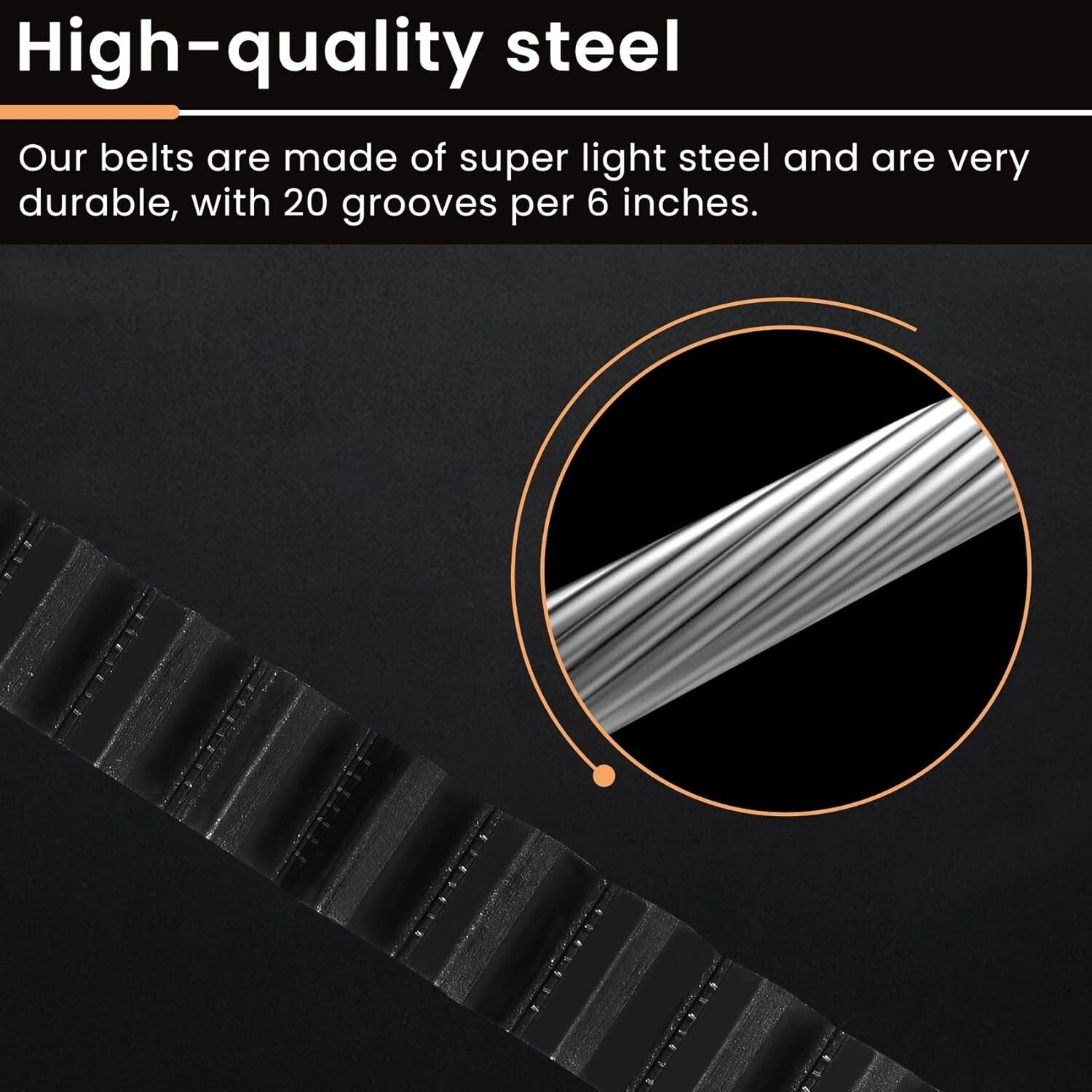 Durable and Safe 232-Inch Garage Door Belt Compatible with Liftmaster Models