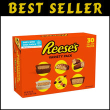 Load image into Gallery viewer, Decadent Assorted Peanut Butter Candy - 30 Count Bulk Box for Parties, 44.1 oz
