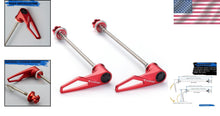 Load image into Gallery viewer, Precision Titanium Quick Release Skewers - Lightweight and Secure Fit for Bikers