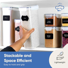 Load image into Gallery viewer, Eco-Friendly 24-Piece BPA-Free Storage Containers with Labels &amp; Measuring Spoon