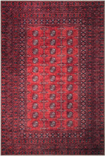 Load image into Gallery viewer, 5' x 7' Geometric Area Rug - Easy Care, Non-Slip, Ideal for Busy Living Spaces