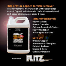 Load image into Gallery viewer, Instant Brass &amp; Copper Cleaner - 128 fl oz Tarnish Remover for Multiple Surfaces