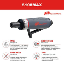 Load image into Gallery viewer, High-Speed 25,000 RPM Die Grinder with Rear Exhaust - 0.4 HP Performance Tool