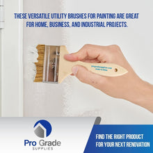 Load image into Gallery viewer, 3-Inch Disposable Chip Paint Brushes - Perfect for Painting &amp; Staining (96 Pcs)