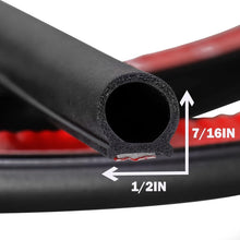 Load image into Gallery viewer, Self-Adhesive Rubber Weatherstrip 1/2x7/16 for Soundproofing and Insulation