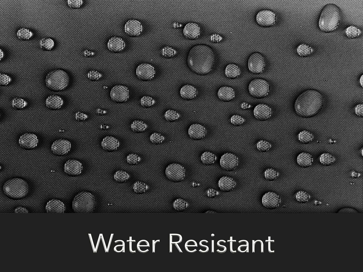 Elite 300D Black Polyester BBQ Cover - 98 Inch Weather Shield for Outdoor Grills