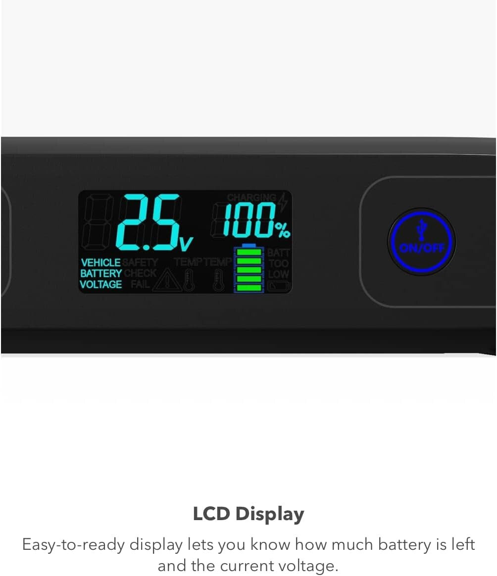 All-in-One Bolt ACDC Max 55500 mWh Portable Charger with Jump Starting Features