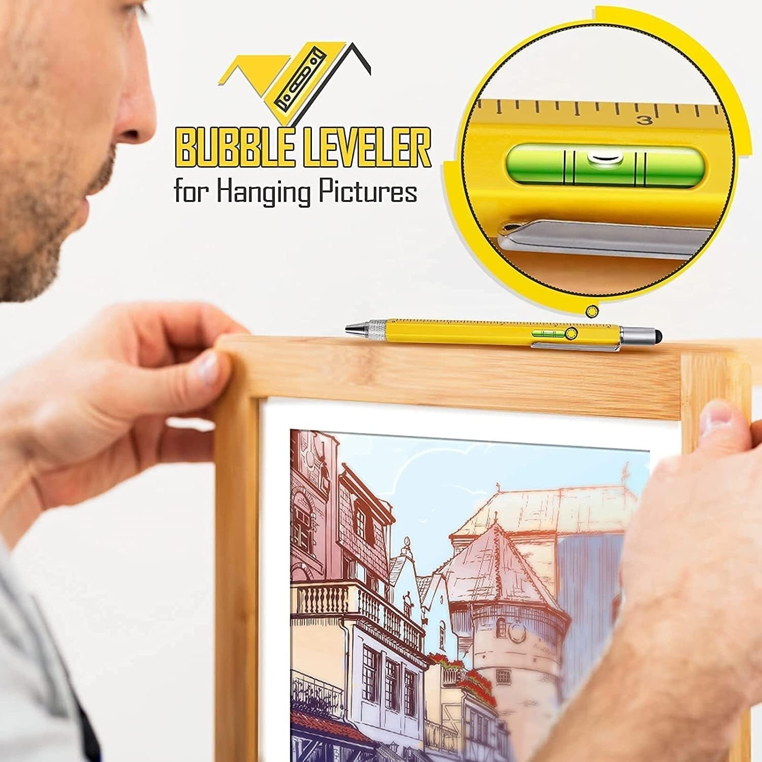 Heavy-Duty Multitool Pen Set: Stylish Gadget for Engineers, Carpenters, & DIYers