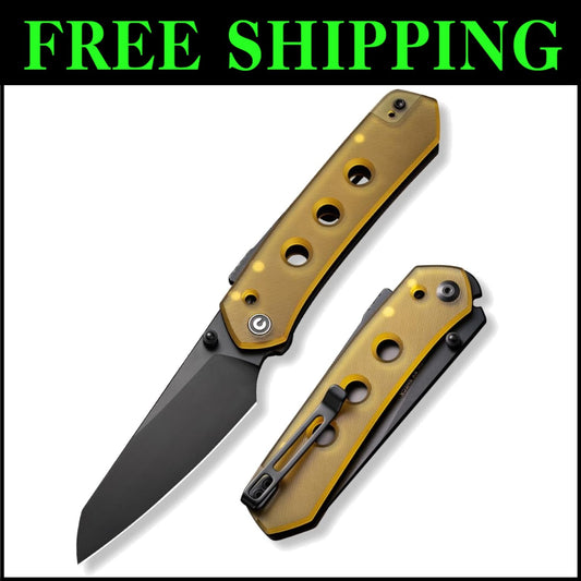 Superlock EDC Pocket Knife with Nitro-V Blade and Lightweight ULTEM Handle