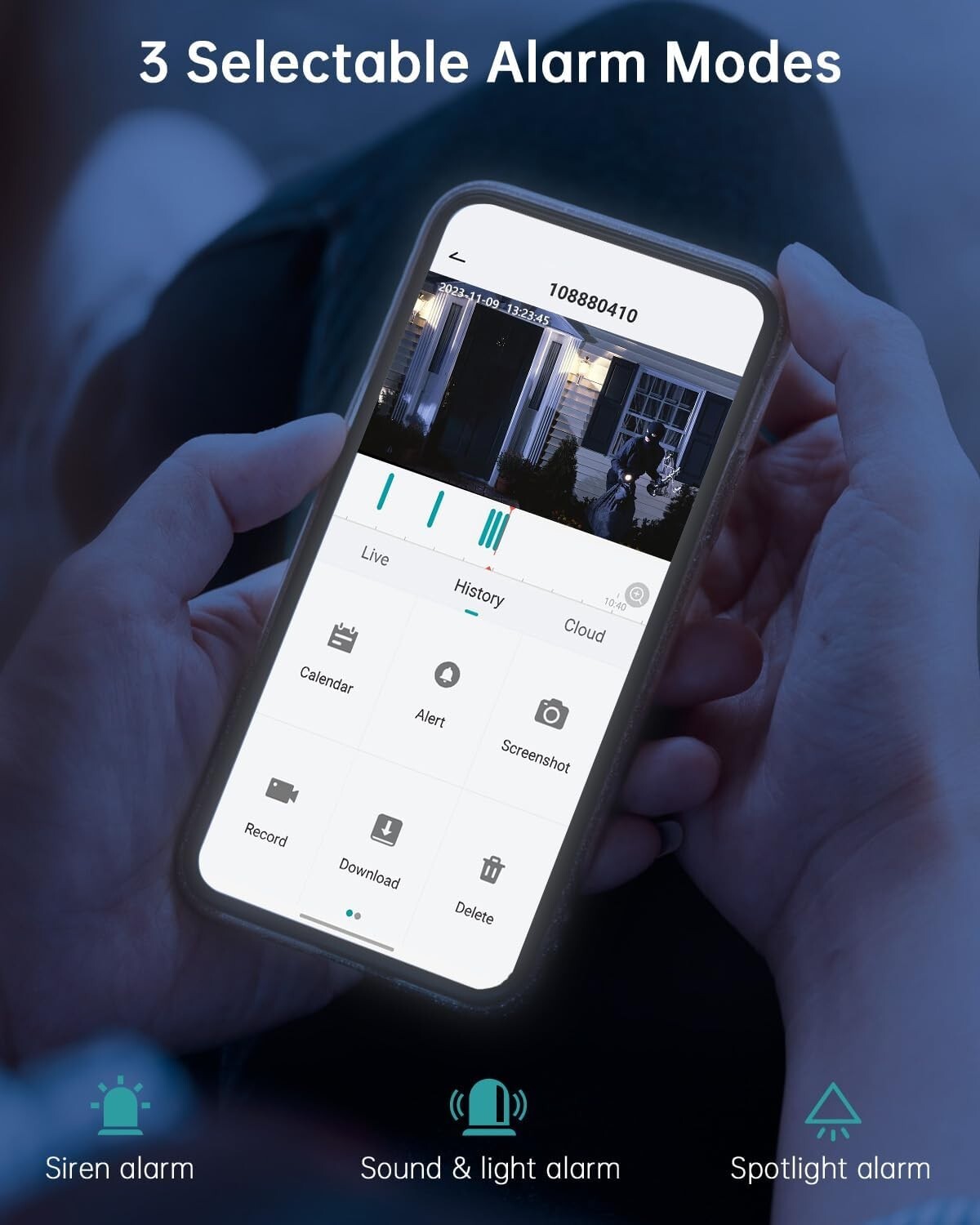 Easy-Install 4-Pack Wireless Security Cameras with Motion Detection Alerts