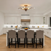 Load image into Gallery viewer, Modern Vintage 5-Light Crystal Chandelier - Perfect for Dining Room &amp; Kitchen