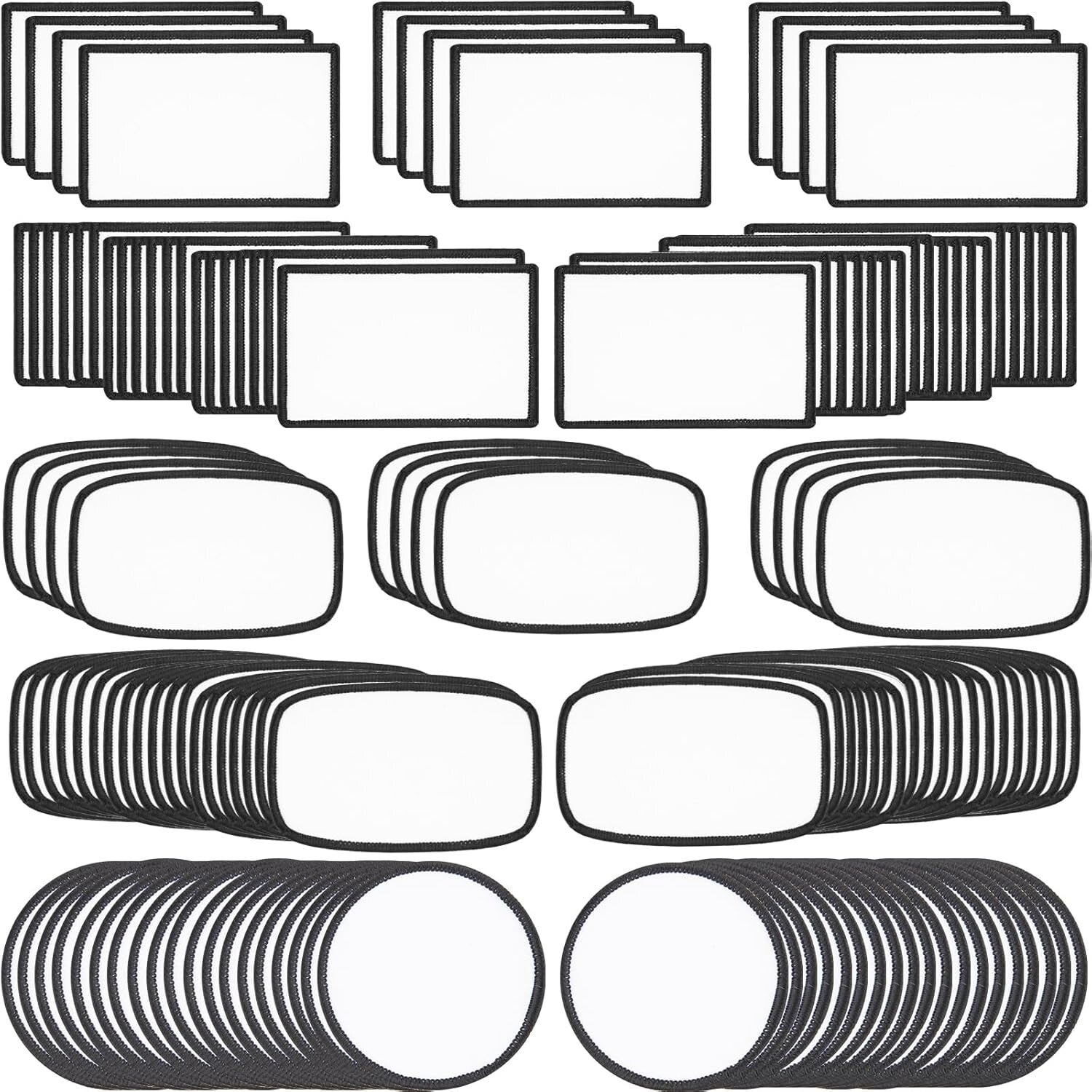 150 Pieces Iron-On DIY Sublimation Patches - Customizable Fun for All Ages