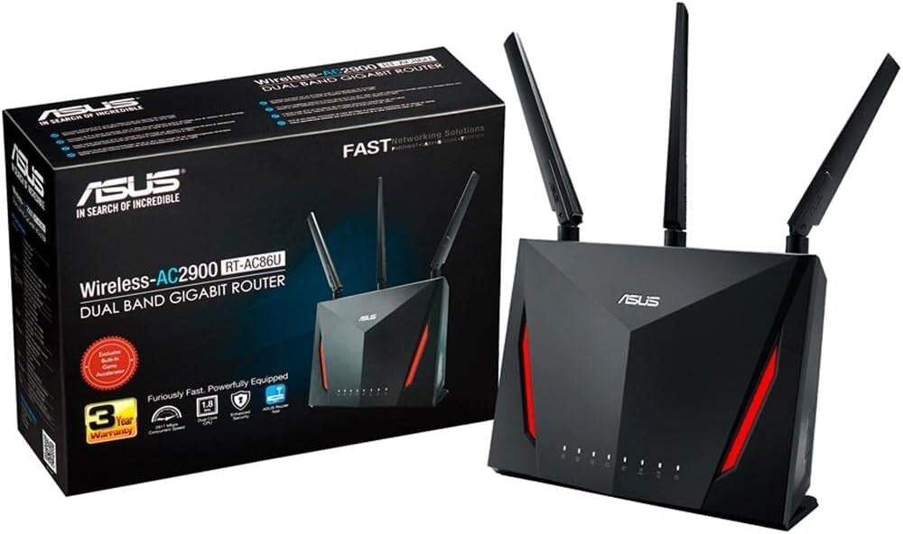 AC2900 Dual-Band Gaming Router with Lifetime Security & WTFast Accelerator
