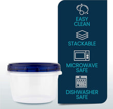 Load image into Gallery viewer, Dishwasher Safe 120 Pack Stackable Deli Containers - 16 oz Variety for All Uses