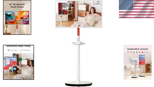 Versatile MegPad 32" 4K Smart Monitor: Wireless Projection & Enhanced Mobility