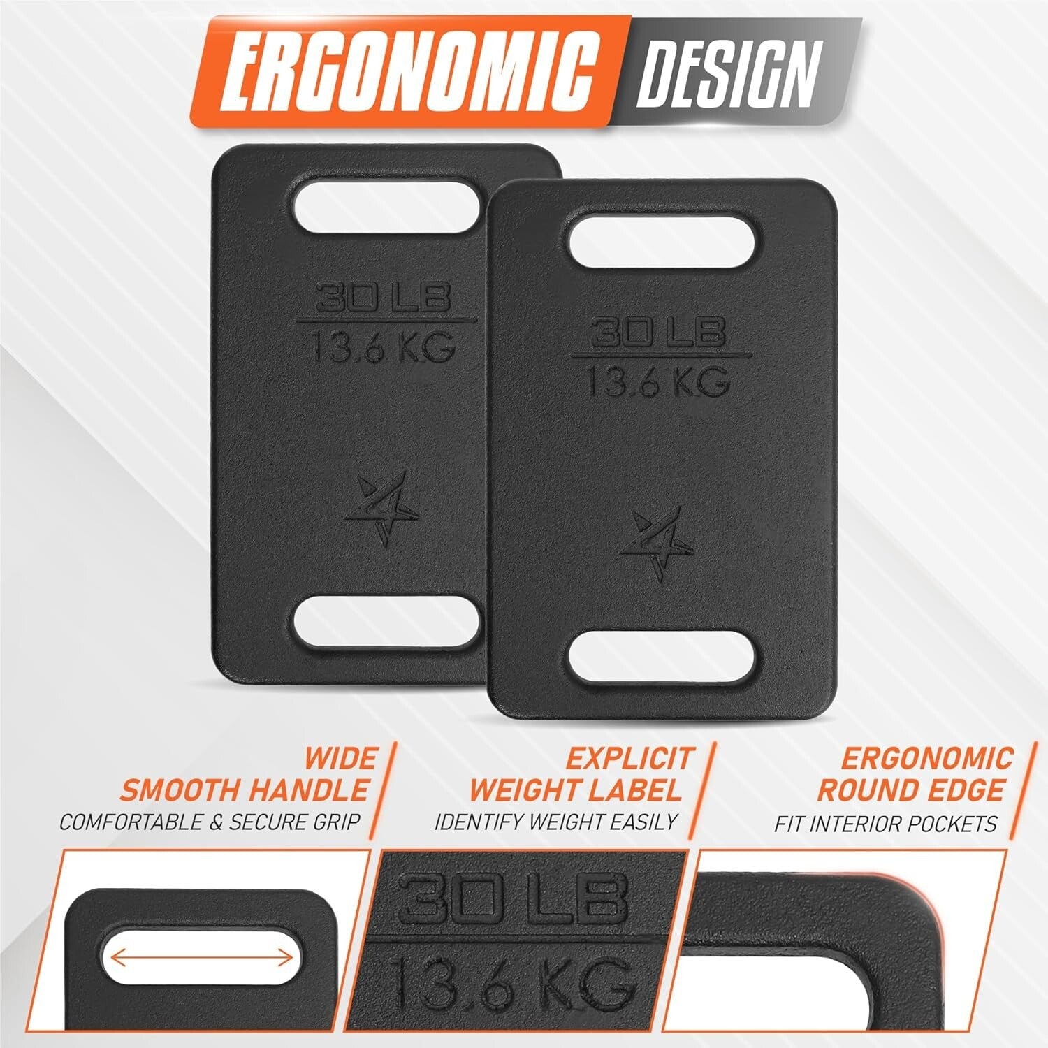 Durable Cast Iron Weighted Plates – 10LB to 45LB for Ultimate Strength Workouts