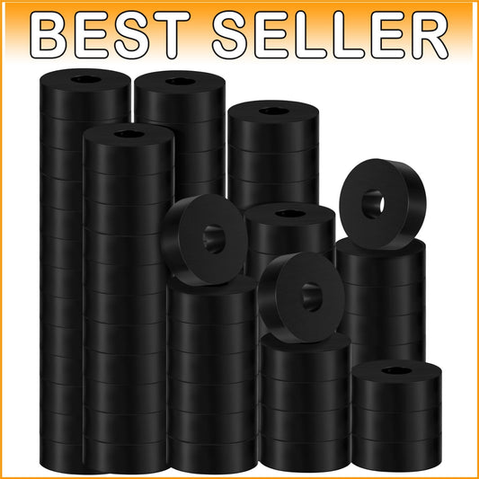 Versatile Rubber Spacer Washers 1 OD x 3/8 ID - Ideal for Home & Automotive