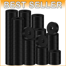 Load image into Gallery viewer, Versatile Rubber Spacer Washers 1 OD x 3/8 ID - Ideal for Home &amp; Automotive