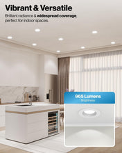 Load image into Gallery viewer, Energy-Efficient 12 Pack LED Can Lights - Selectable White &amp; Smooth Trim Finish