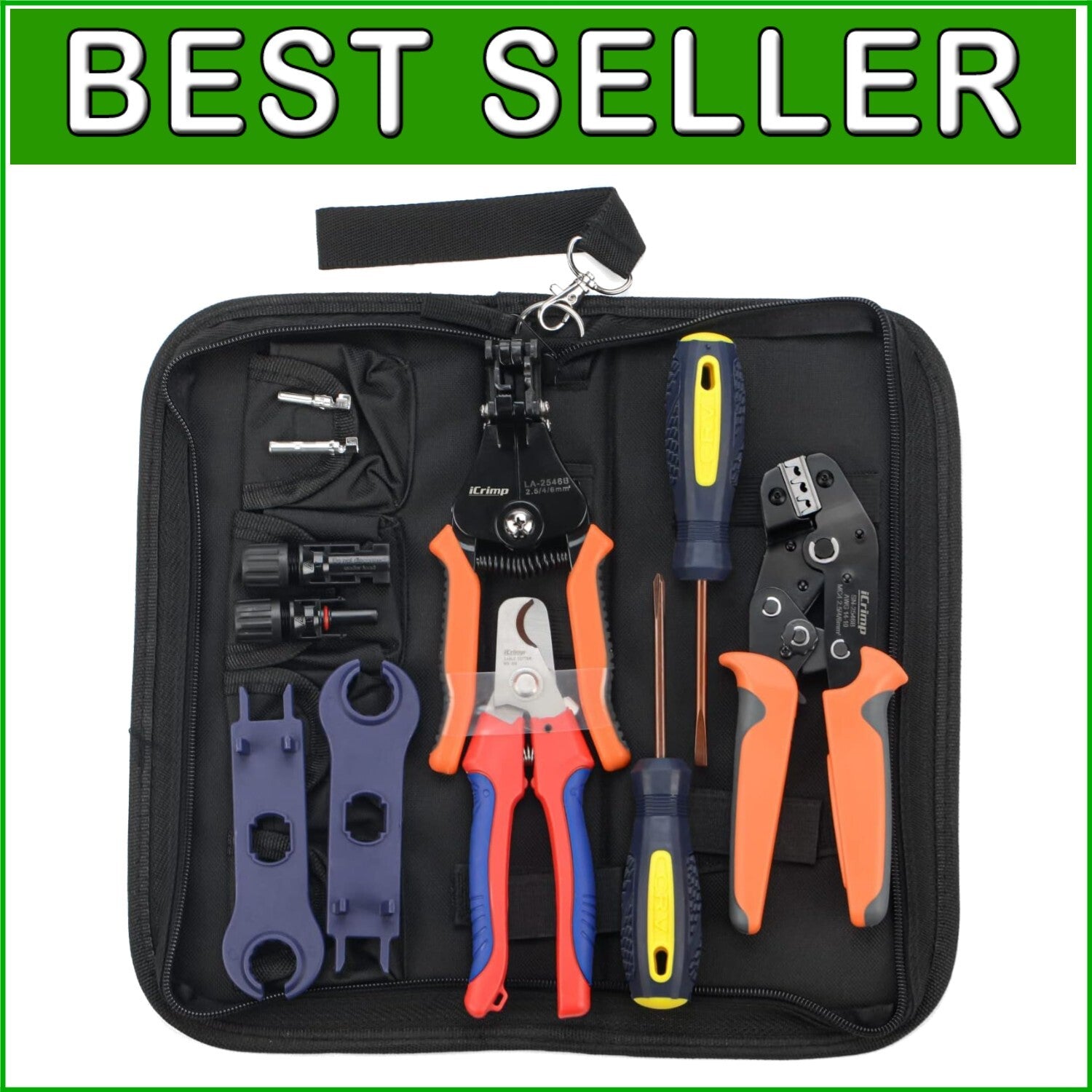 All-in-One Solar PV Tool Kit: Crimper, Stripper & Cutter for Easy Installation