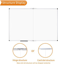 Load image into Gallery viewer, Elegant Magnetic Dry Erase Board 96" x 48" - Ideal for Presentation &amp; Learning