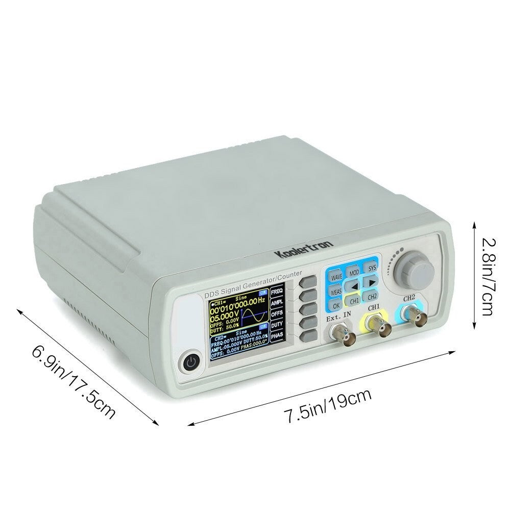 200MSa/s Arbitrary Waveform Generator with Frequency Meter – 99 User Settings