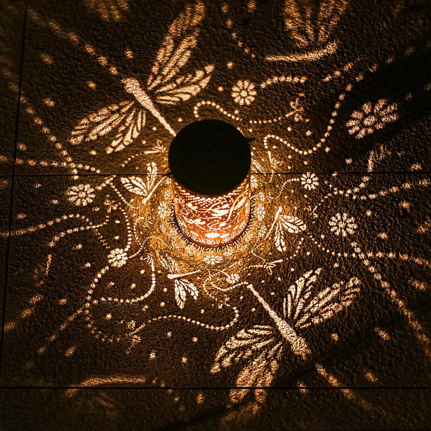 Dragonfly Solar Hanging Lantern – Waterproof LED Beauty for Garden Decor