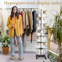 Load image into Gallery viewer, Portable 7-Tier Rotating Display Rack - Perfect for Jewelry and Key Organization