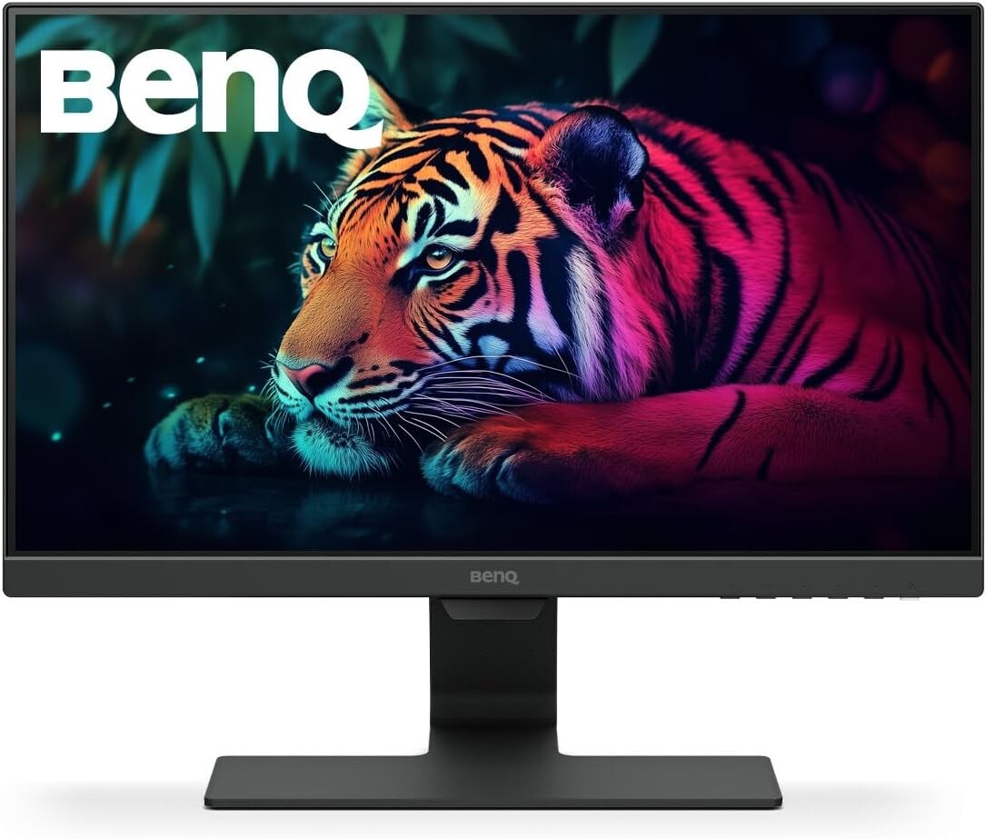Vibrant 22-Inch Full HD Monitor with Eye-Care Features & Hidden Cable Management