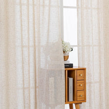 Load image into Gallery viewer, Elegant Pinch Pleat Light Brown Curtains 50"W X 96"L - Farmhouse Chic Design