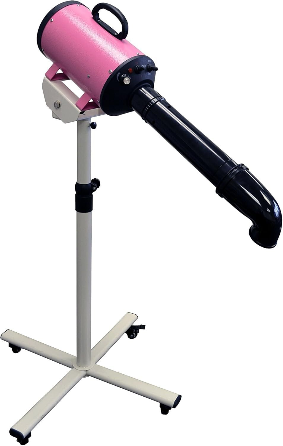 Flying Pig High Velocity Pet Grooming Dryer - Adjustable Stand & Heat Control