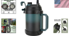 Load image into Gallery viewer, Large 128oz Insulated Gallon Water Bottle with Wide Mouth and Ergonomic Handle