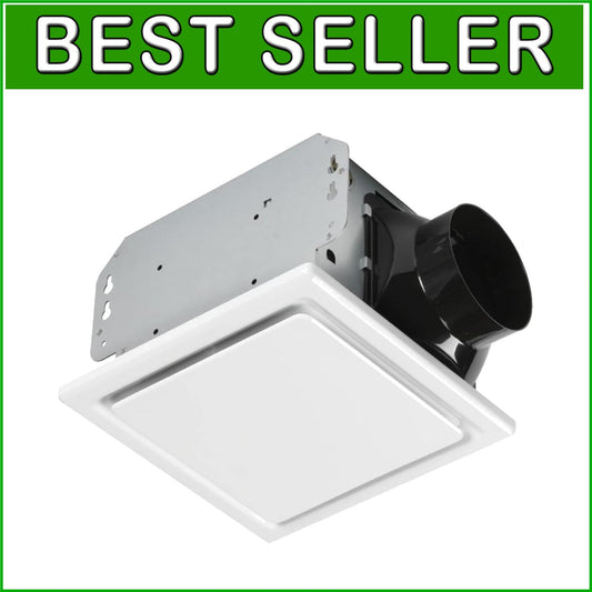 Galvanized Steel Ceiling Bath Ventilation Fan - Quiet, Modern Design, 110 CFM
