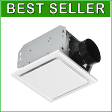 Load image into Gallery viewer, Galvanized Steel Ceiling Bath Ventilation Fan - Quiet, Modern Design, 110 CFM
