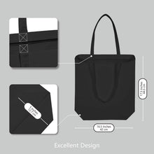 Load image into Gallery viewer, Durable 10oz Cotton Canvas Tote Bags - 17.5"x16.5" Large Capacity Pack of 12